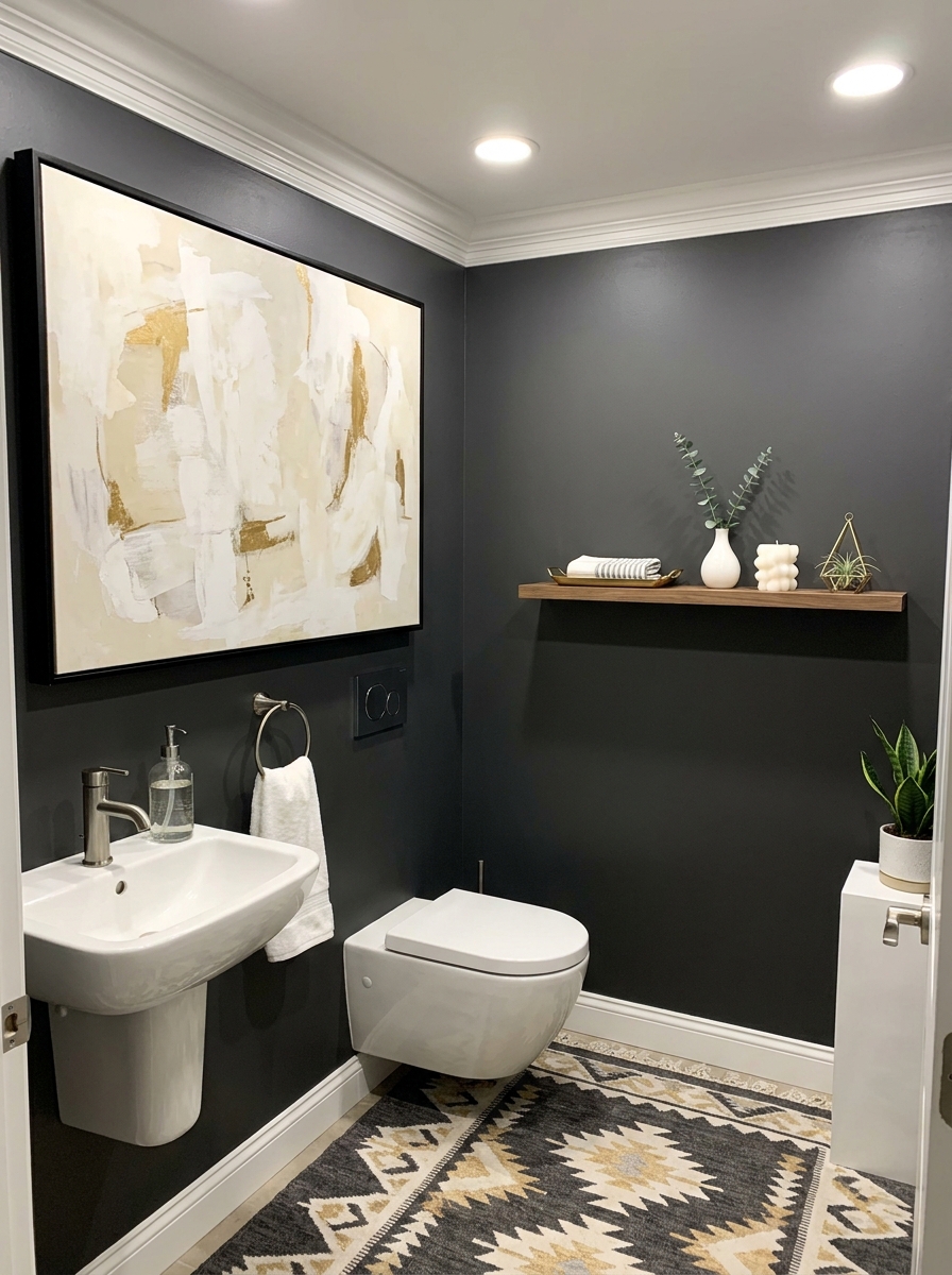 Create a Focal Point with an Oversized Piece of Art