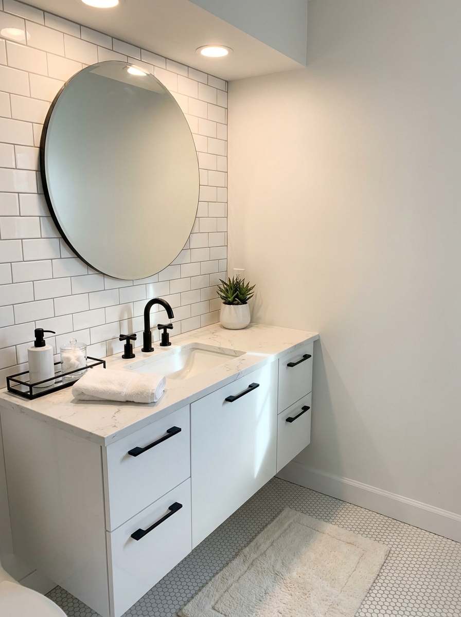 Upgrade to Matte Black Fixtures