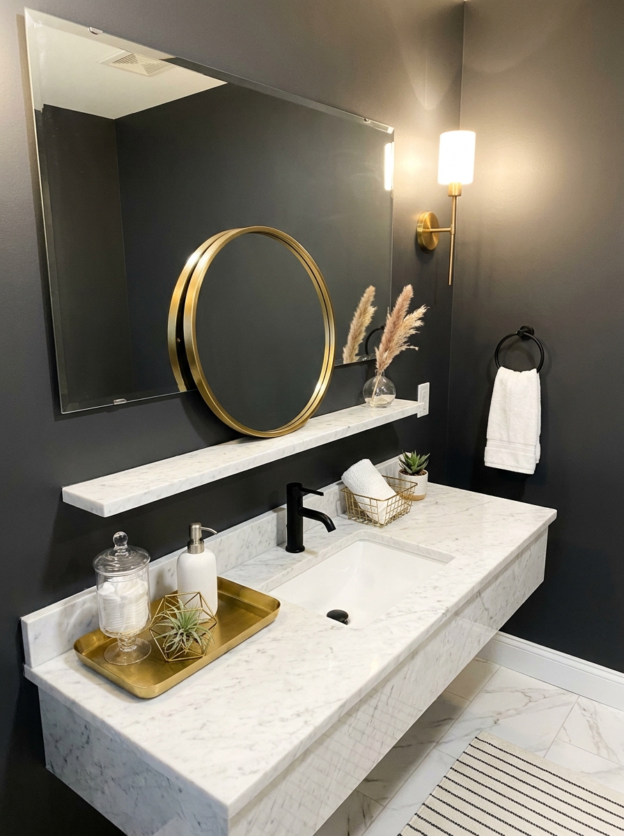 Layer Different Sizes of Mirrors for Depth