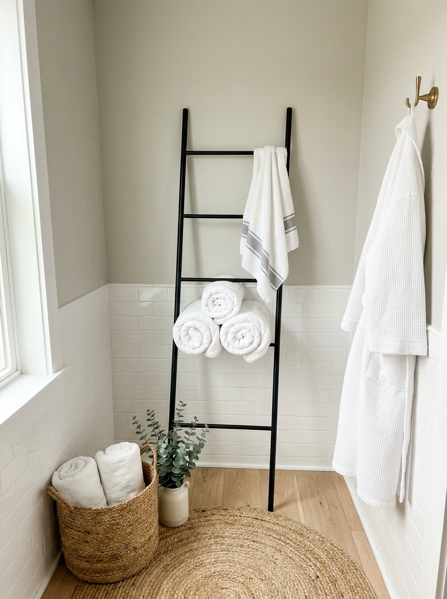 Layer in Luxe Towels and Display Them