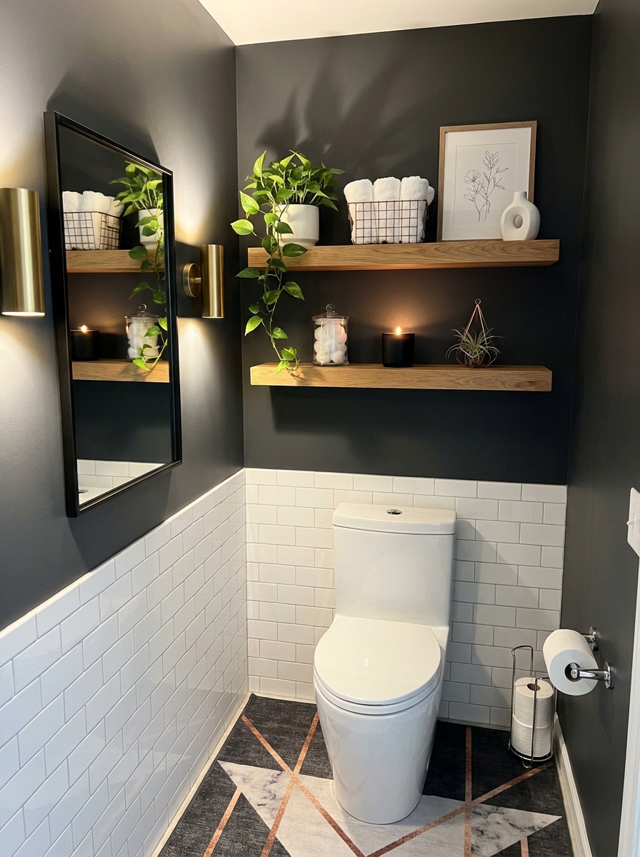 Add Floating Shelves for Styled Storage