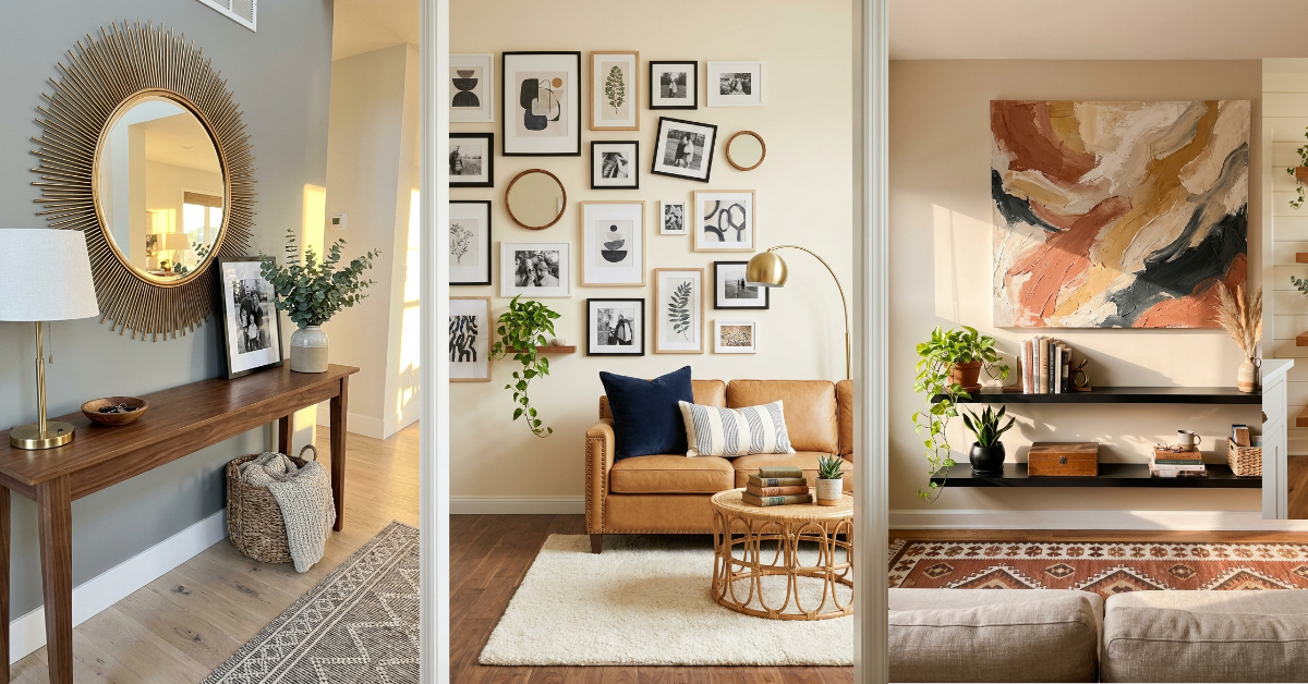 24 Gorgeous Large Wall Decor Ideas to Transform Empty Walls