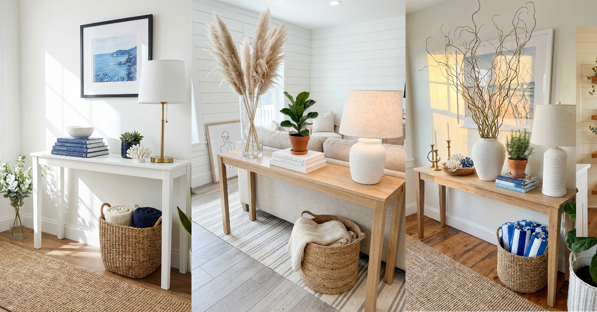 20 Gorgeous Console Table Ideas to Transform Your Space