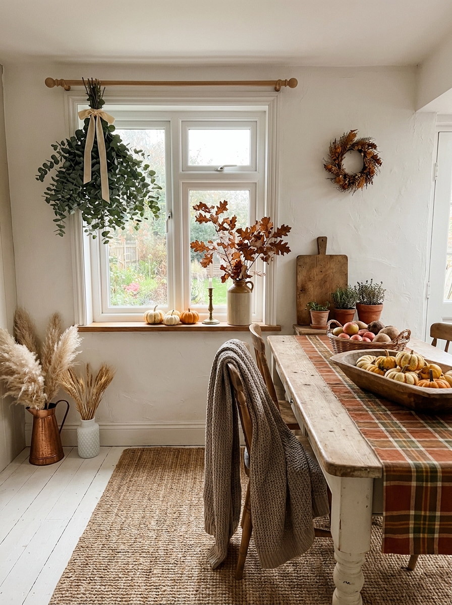 Hang a Simple Eucalyptus Bundle on Your Kitchen Window
