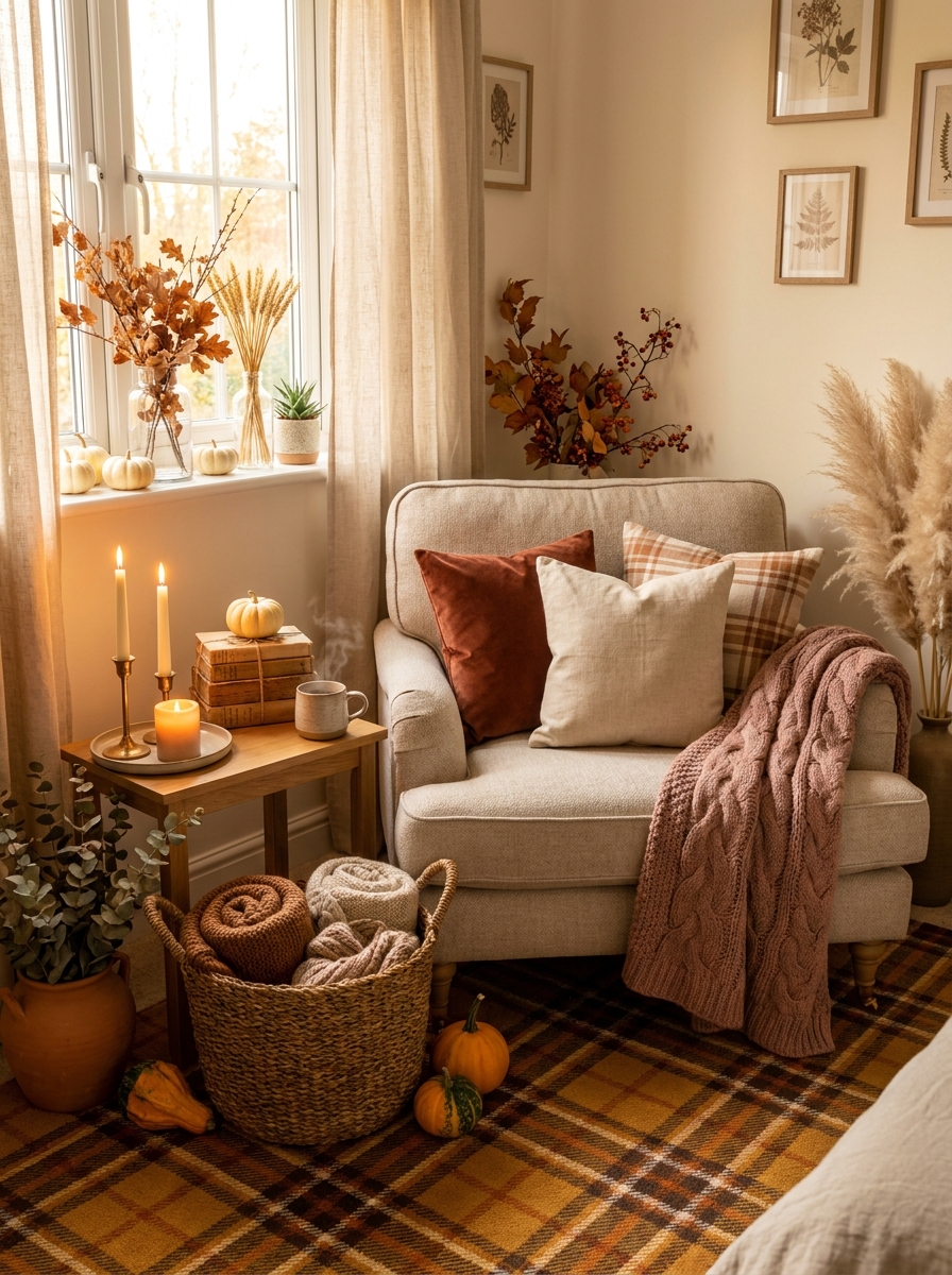 Create a Cozy Reading Corner with Layered Textures