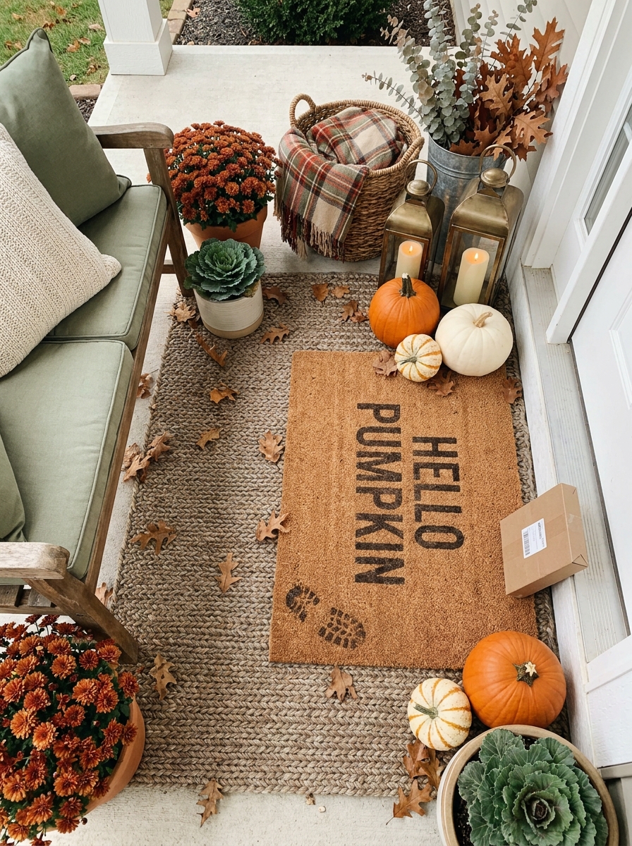Swap Your Regular Doormat for a Seasonal Coir Welcome Mat