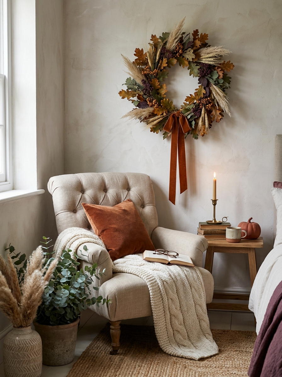 Hang a Fall Wreath Somewhere Unexpected