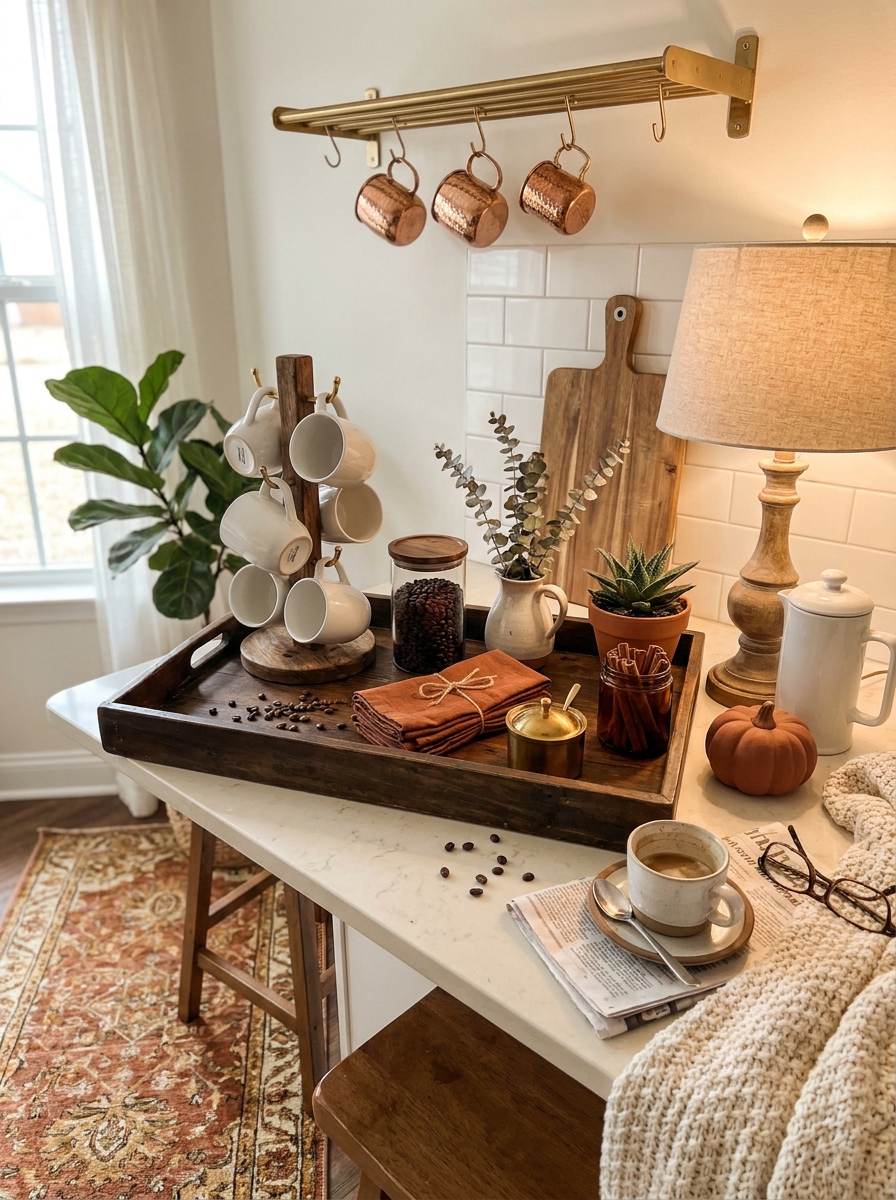 Create a Cozy Hot Beverage Station on Your Counter