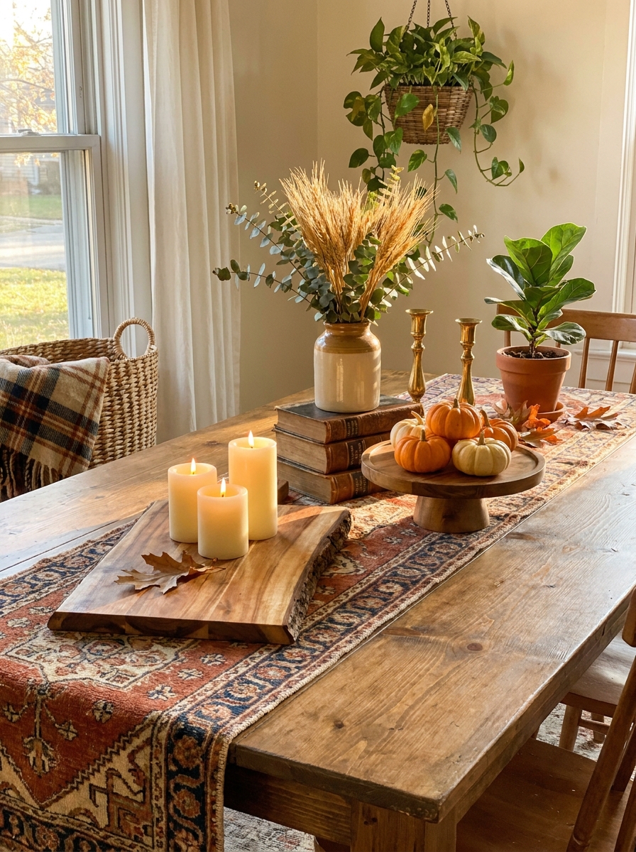 Bring in Wooden Risers to Add Dimension to Flat Surfaces