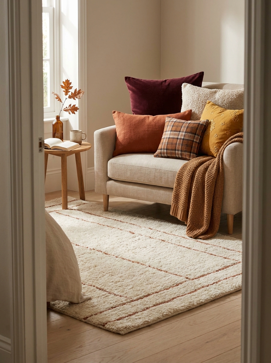 Swap Your Pillow Covers for Rich Autumn Tones