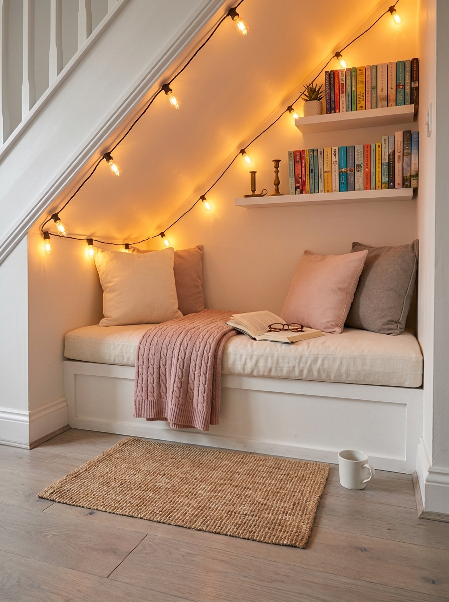 Under-the-Stairs Hidden Reading Alcove