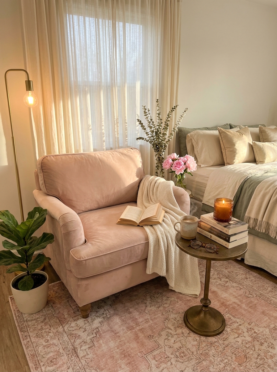 Create a Reading Nook in Your Bedroom Corner
