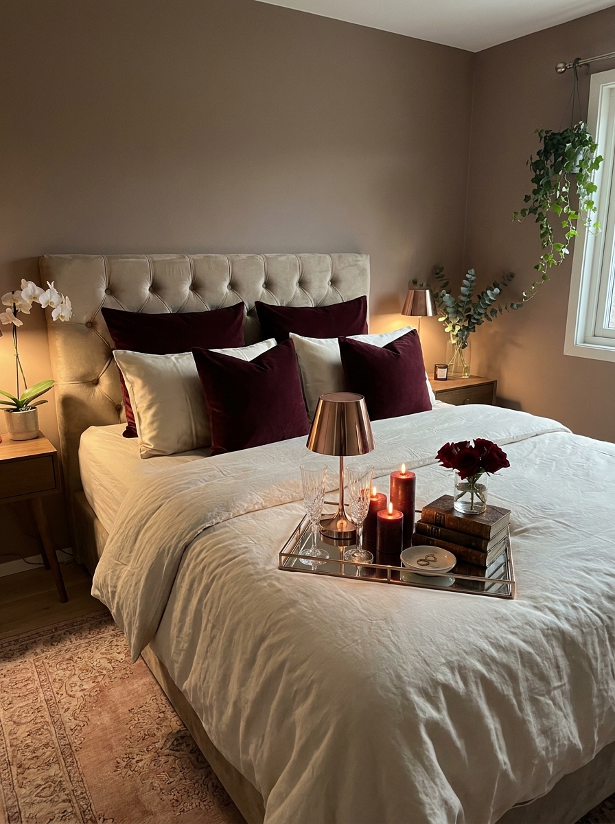 Use Velvet Pillows in Rich Jewel Tones