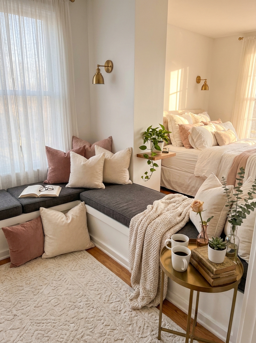 Create a Cozy Window Seat for Two