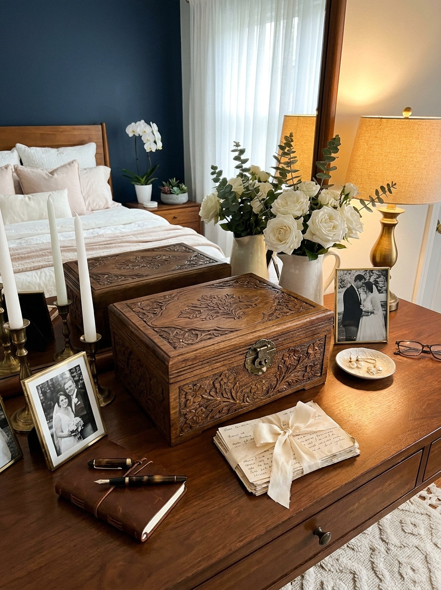 Designate a Love Letter and Memory Box Display