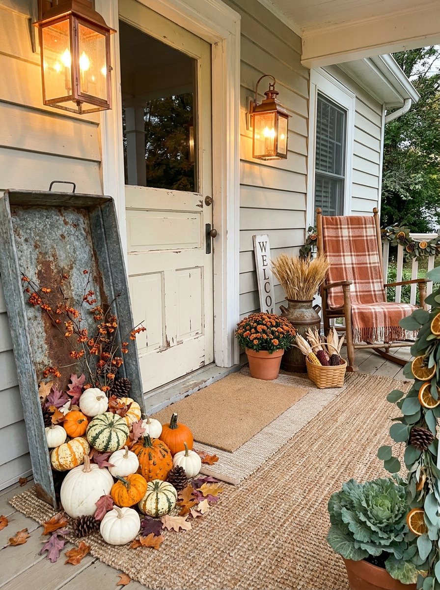 Boot Tray Pumpkin Parade