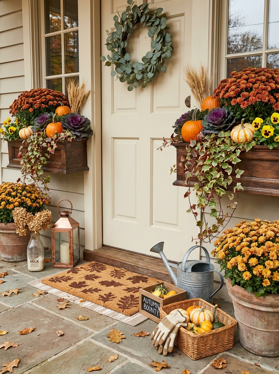 Window Box Fall Transformation