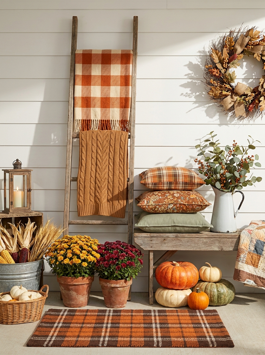 Textile Layering Warmth Wall Display
