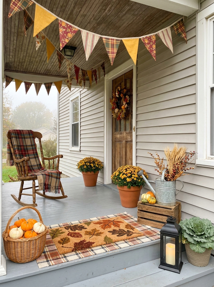 Fabric Bunting and Pennant Garland