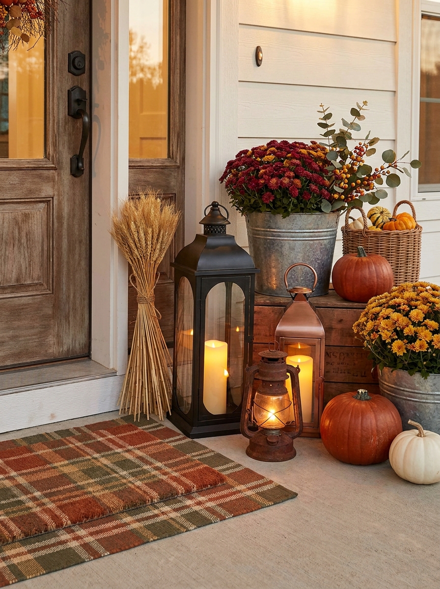 Lantern Clusters with Varying Heights