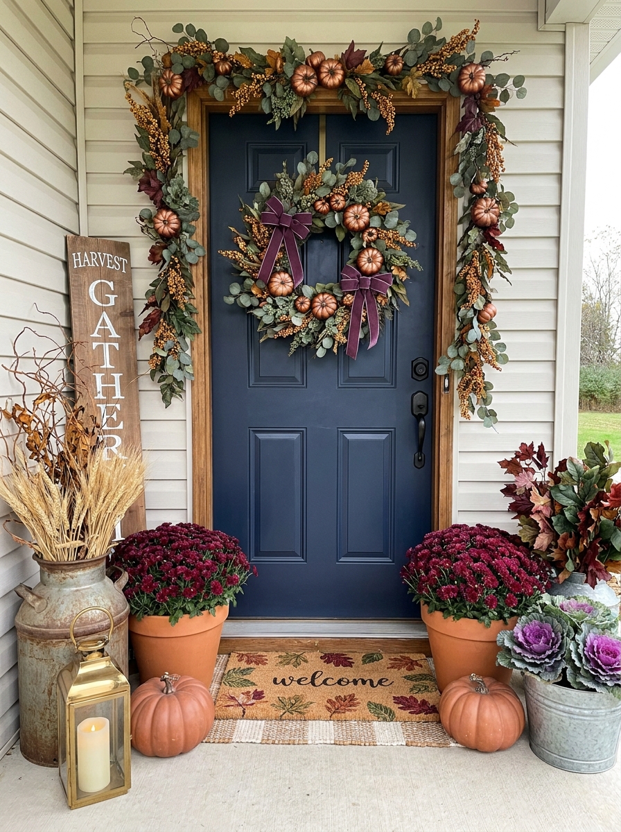 Fall Wreath and Garland Combo