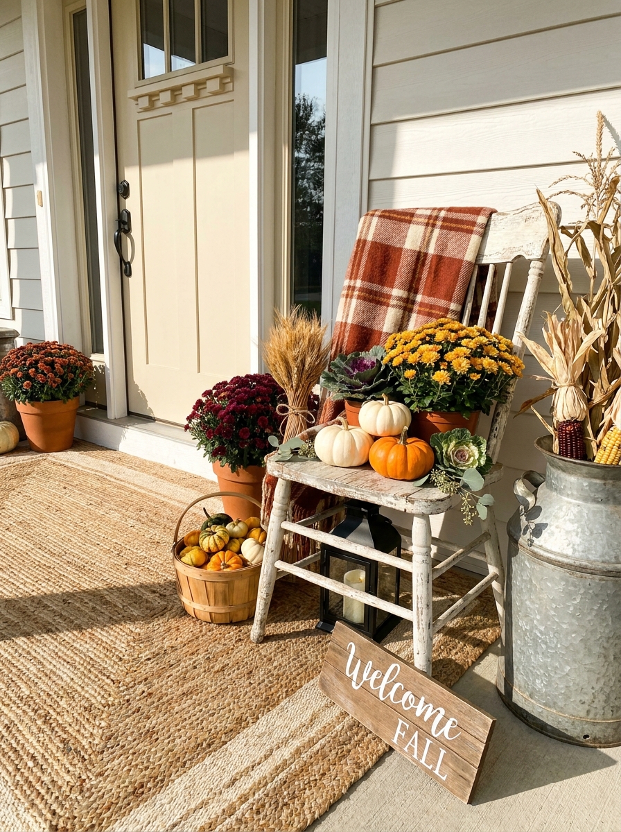 Vintage Chair Vignette