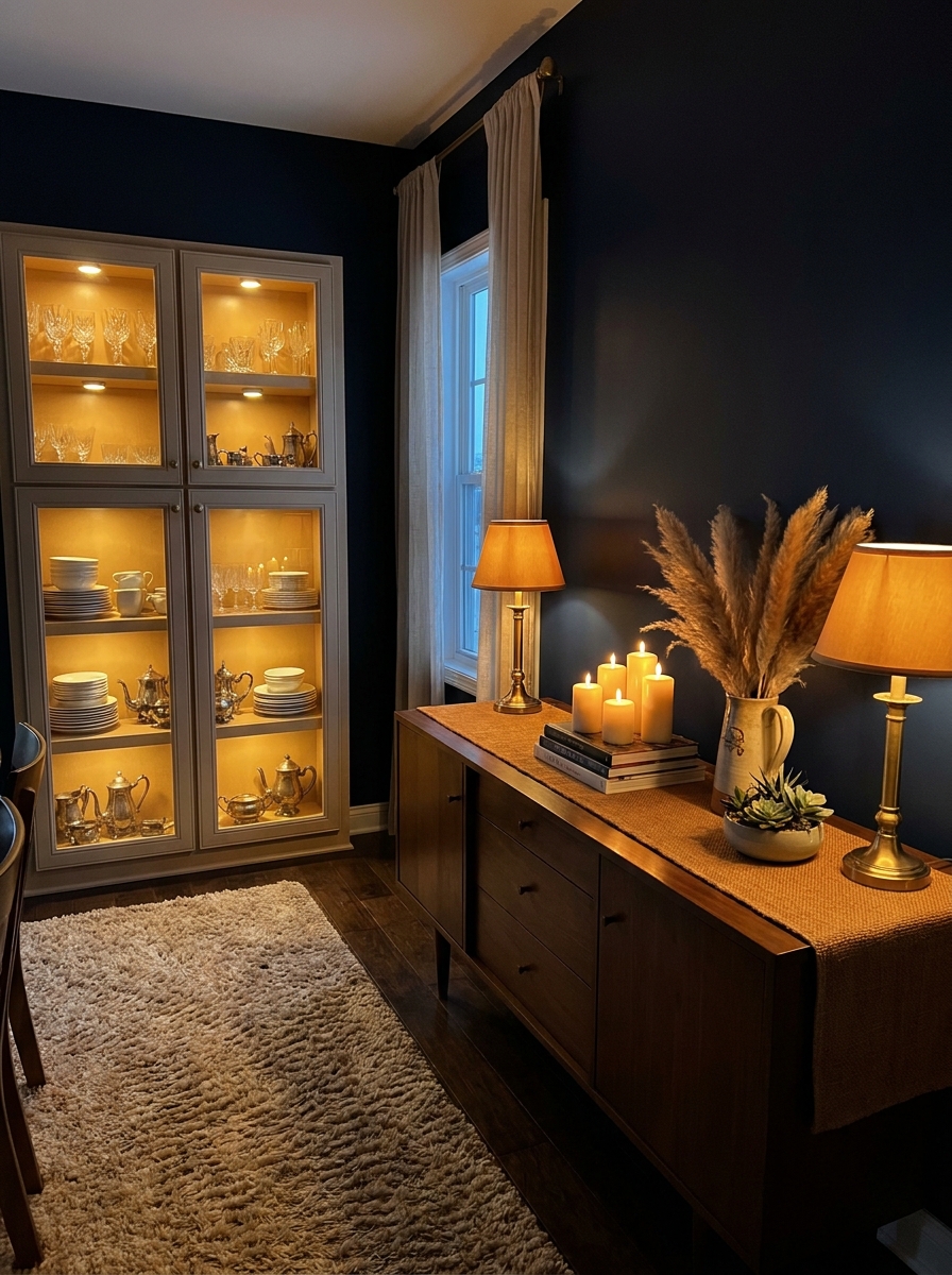 Light the Inside of Glass Cabinets for Display Drama
