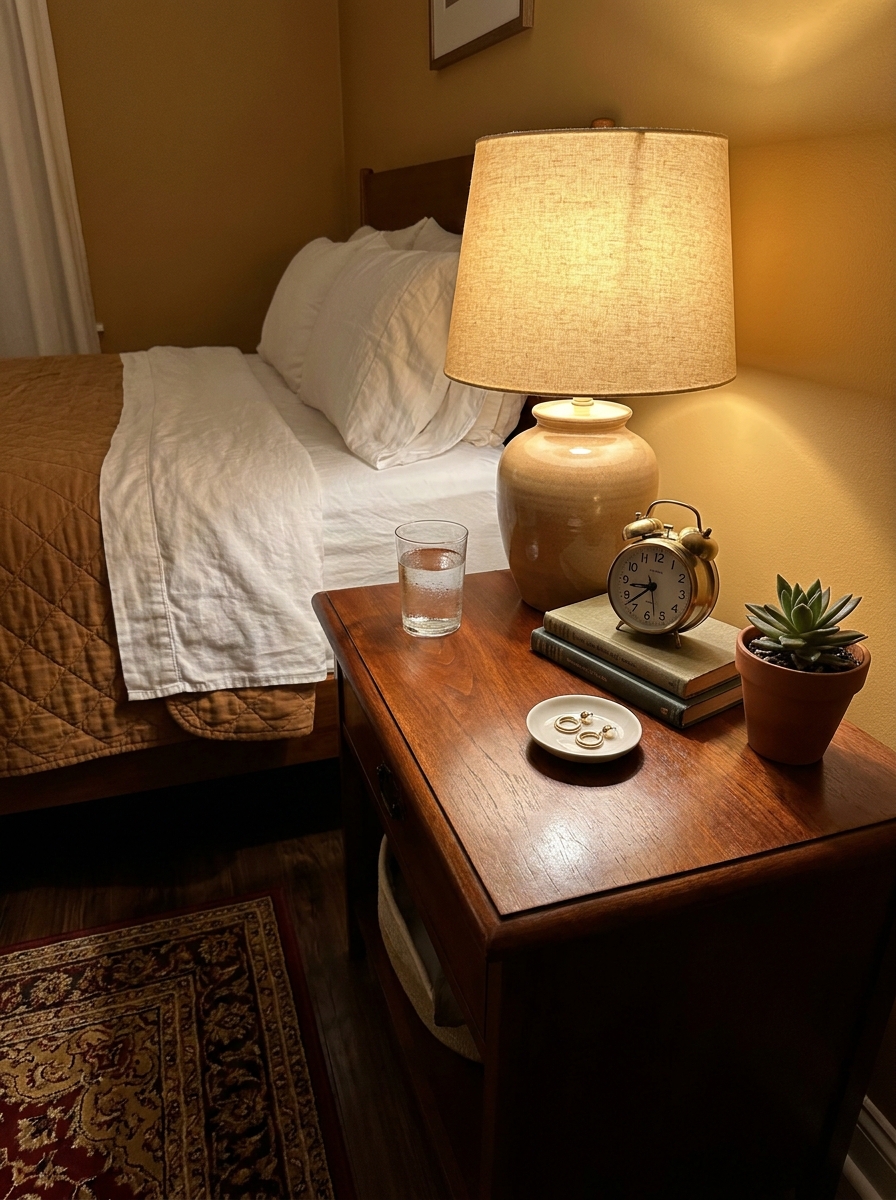 Swap Out Harsh White Bulbs for Warm Tones