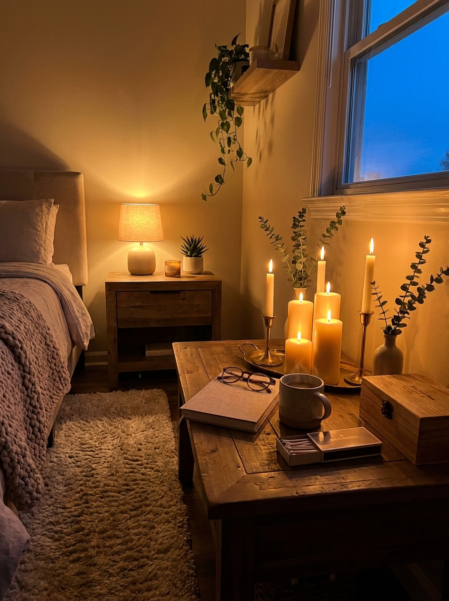 Create a Nighttime Ritual with Candlelight Transition