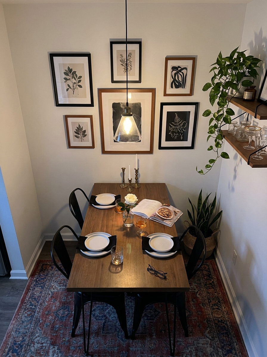Gallery Wall Above Makes It Feel Intentional