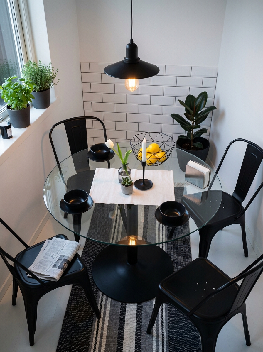 Glass Tables Keep Things Visually Light