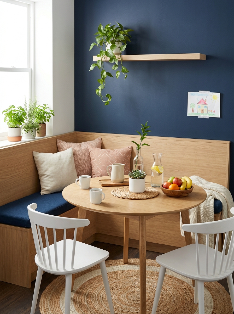 Built-In Banquettes Maximize Every Inch