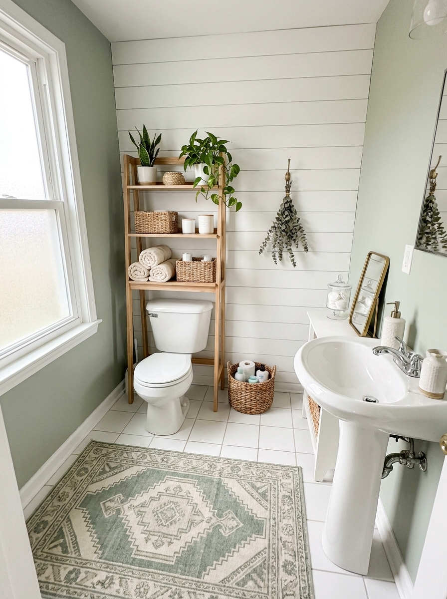 Temporary Faux Shiplap Wall Panels