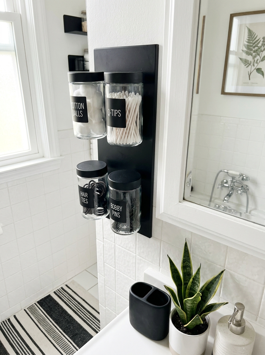 Magnetic Spice Rack Turned Bathroom Organizer