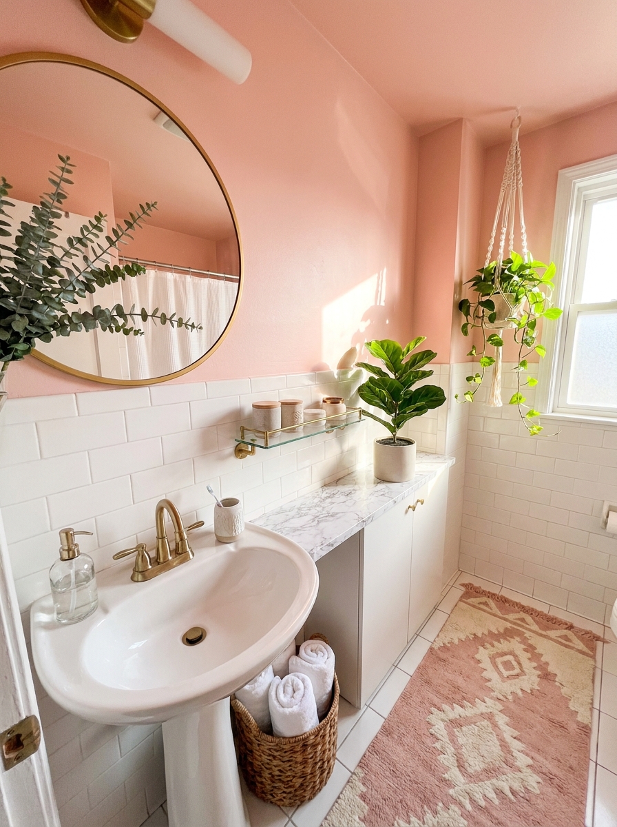 Color-Drenched Ceiling Paint (Get Permission First)