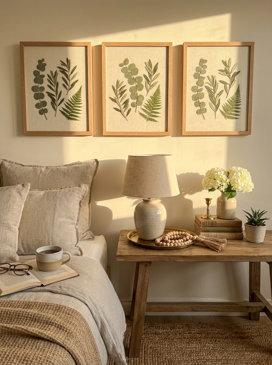 Framed Pressed Botanical Wall Art
