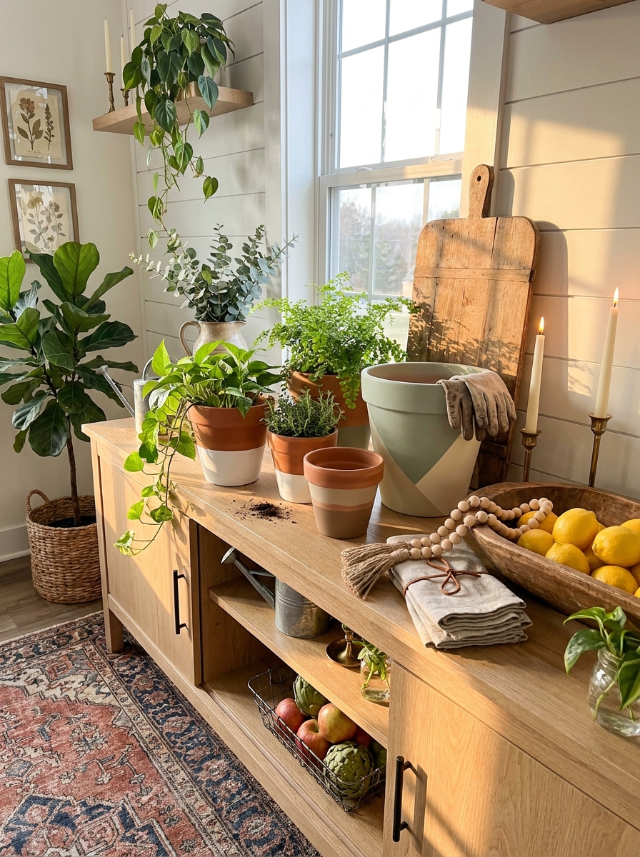 Painted Terra Cotta Pot Collection