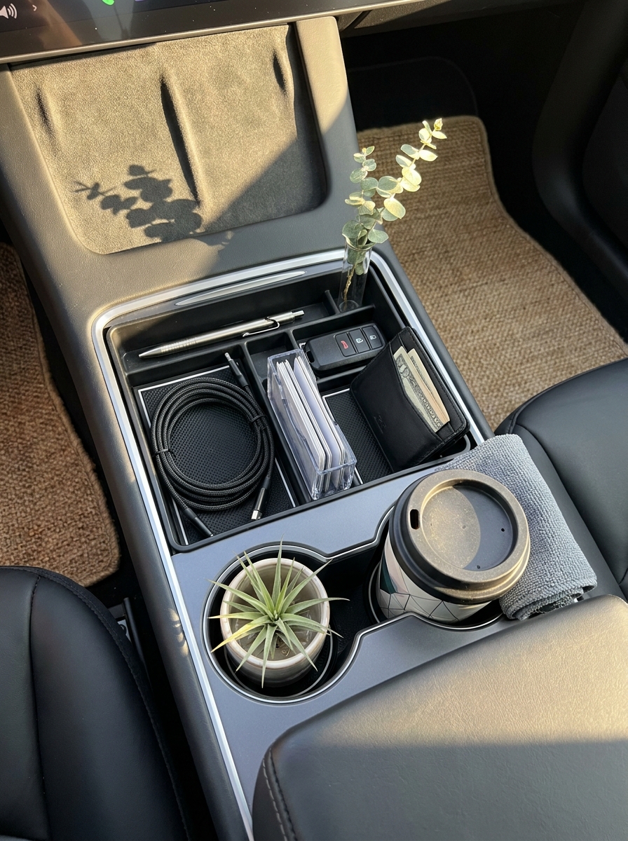 Clean Out Your Car Console Snack Graveyard
