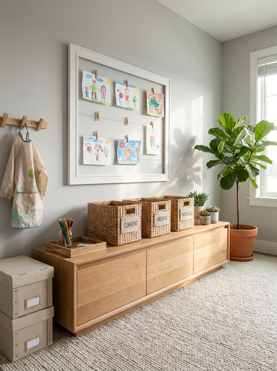 Declutter Your Kids' Artwork Archive Avalanche