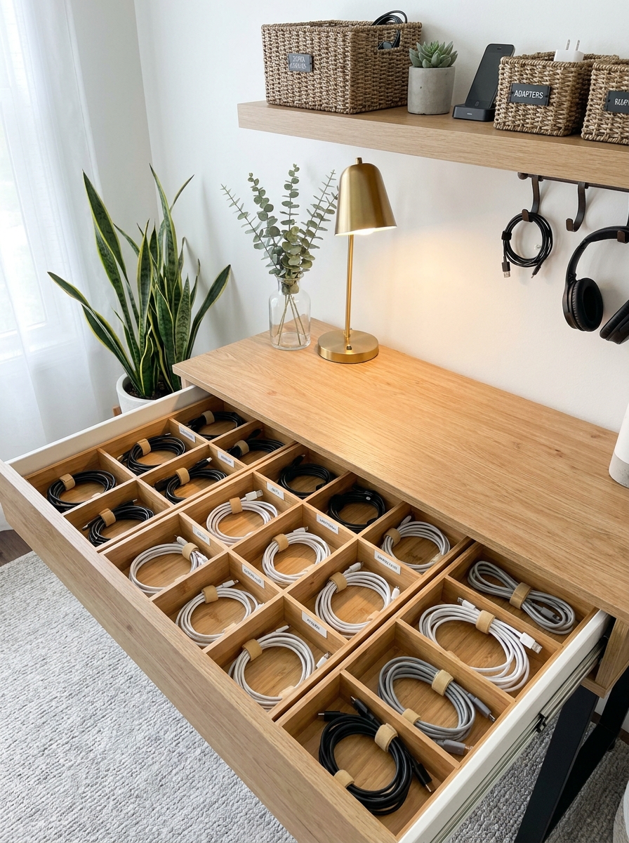 Purge Your Random Cable and Charger Tangle Nest