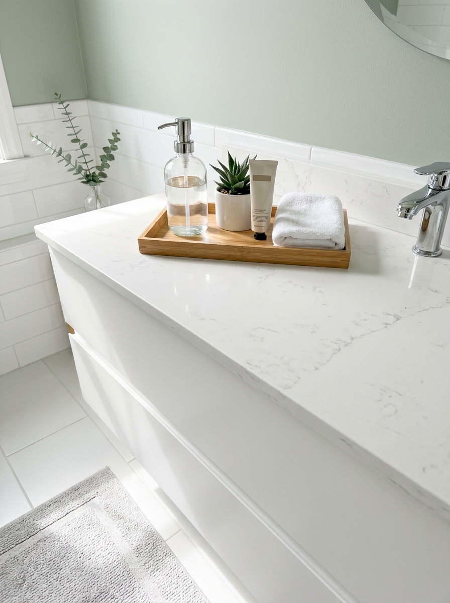 Declutter Bathroom Counter Chaos