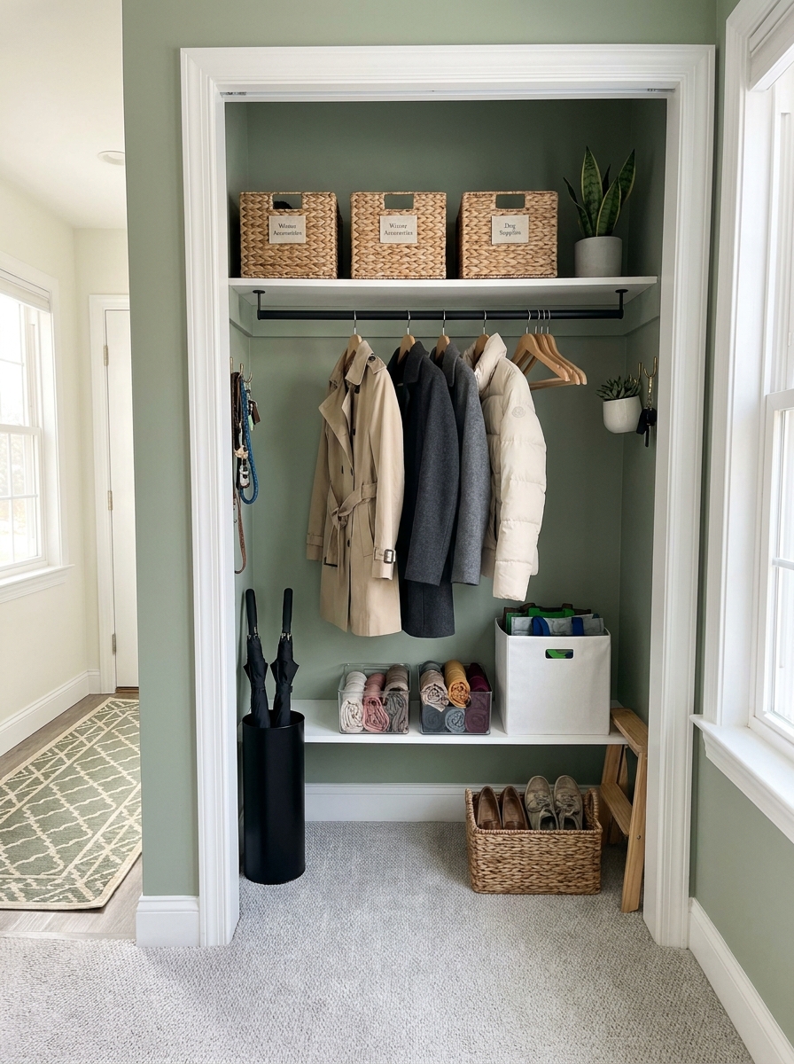 Clear Out Your Catch-All Coat Closet Madness