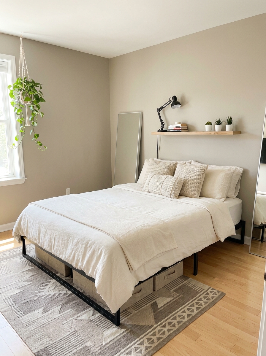 Choose a Slim Profile Bed Frame with No Footboard