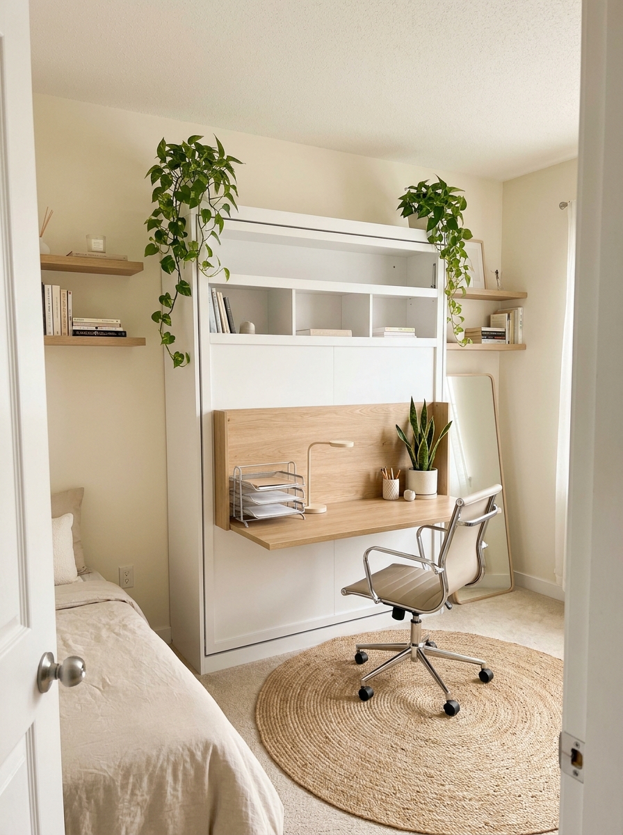 Install a Murphy Bed That Disappears During the Day