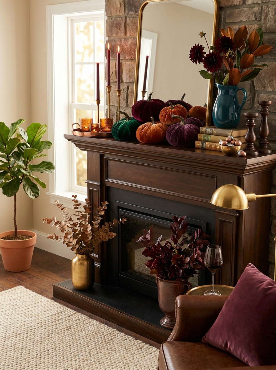Jewel-Toned Velvet Opulence