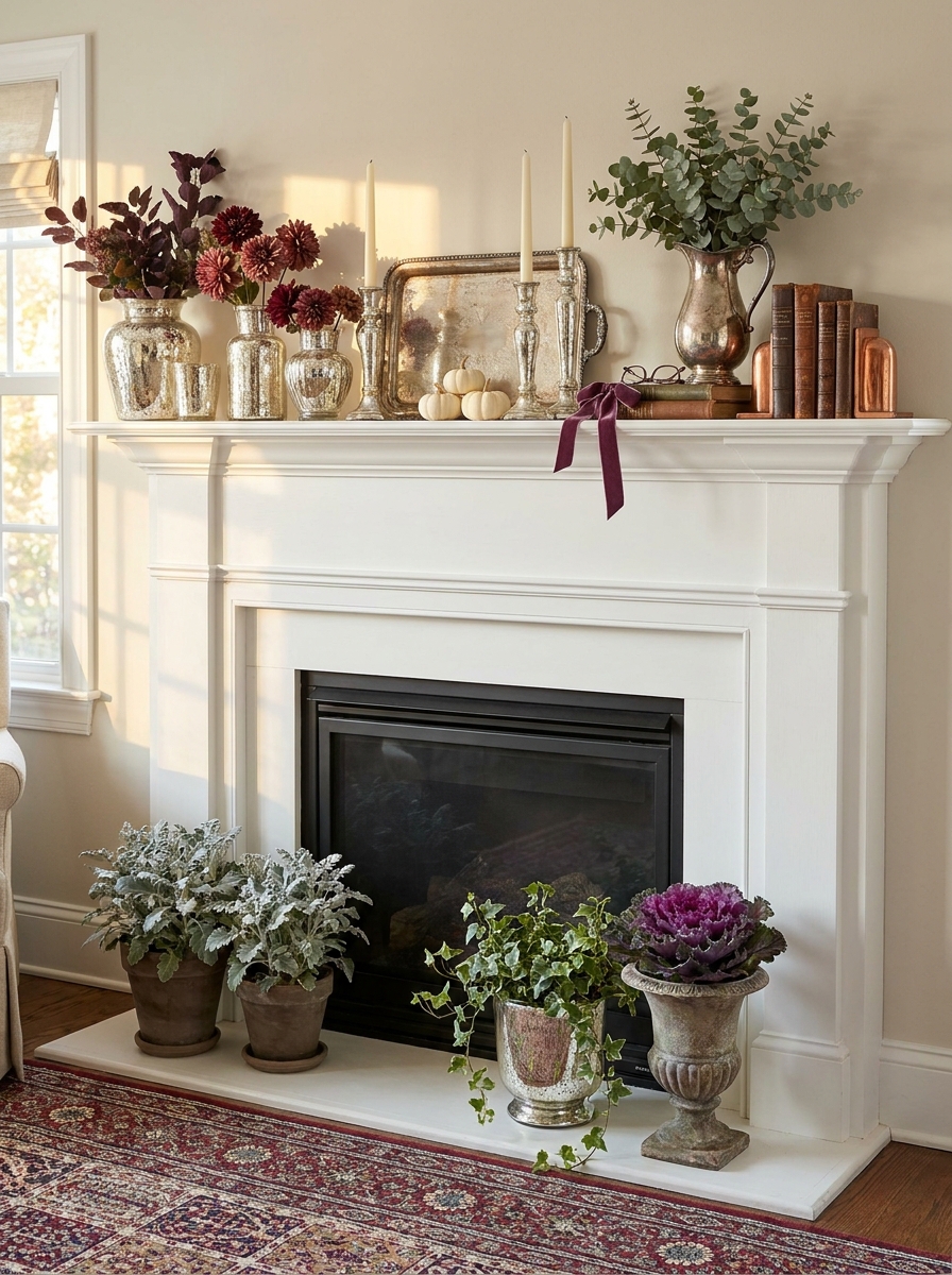 Mercury Glass and Silvered Elegance