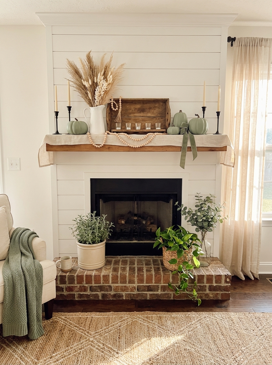 Sage Green and Cream Serenity