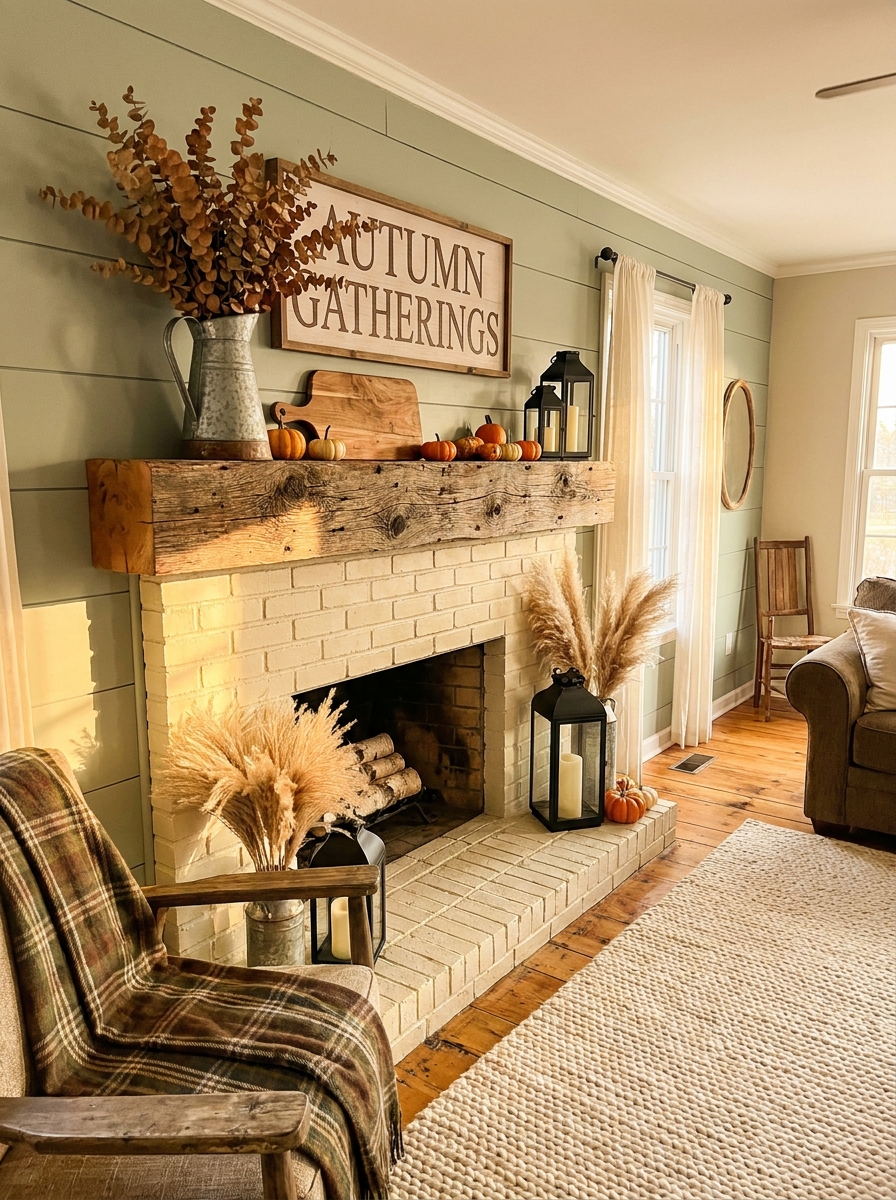 Rustic Wood and Foliage Layers