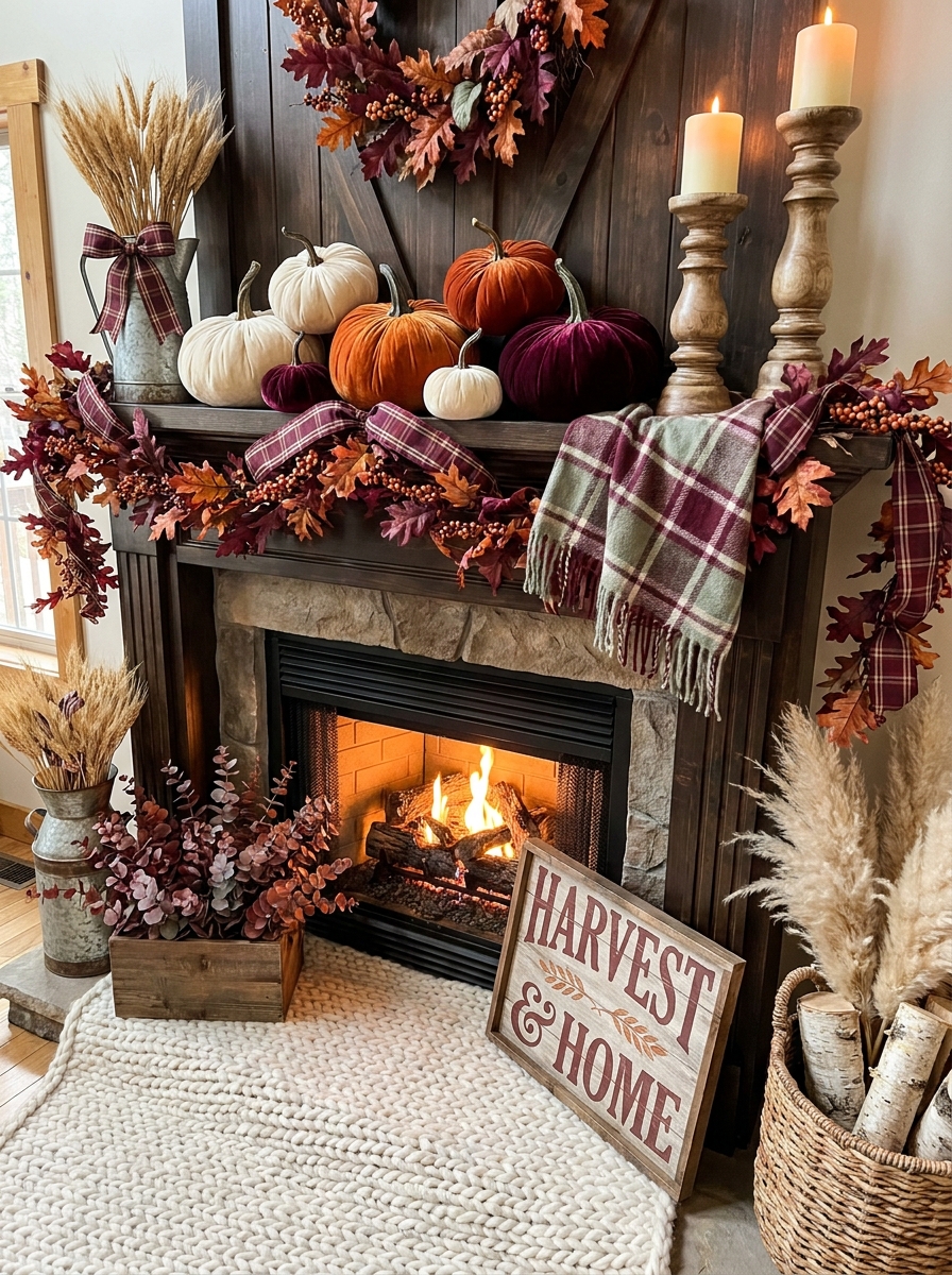 Cozy Plaid and Textured Layers