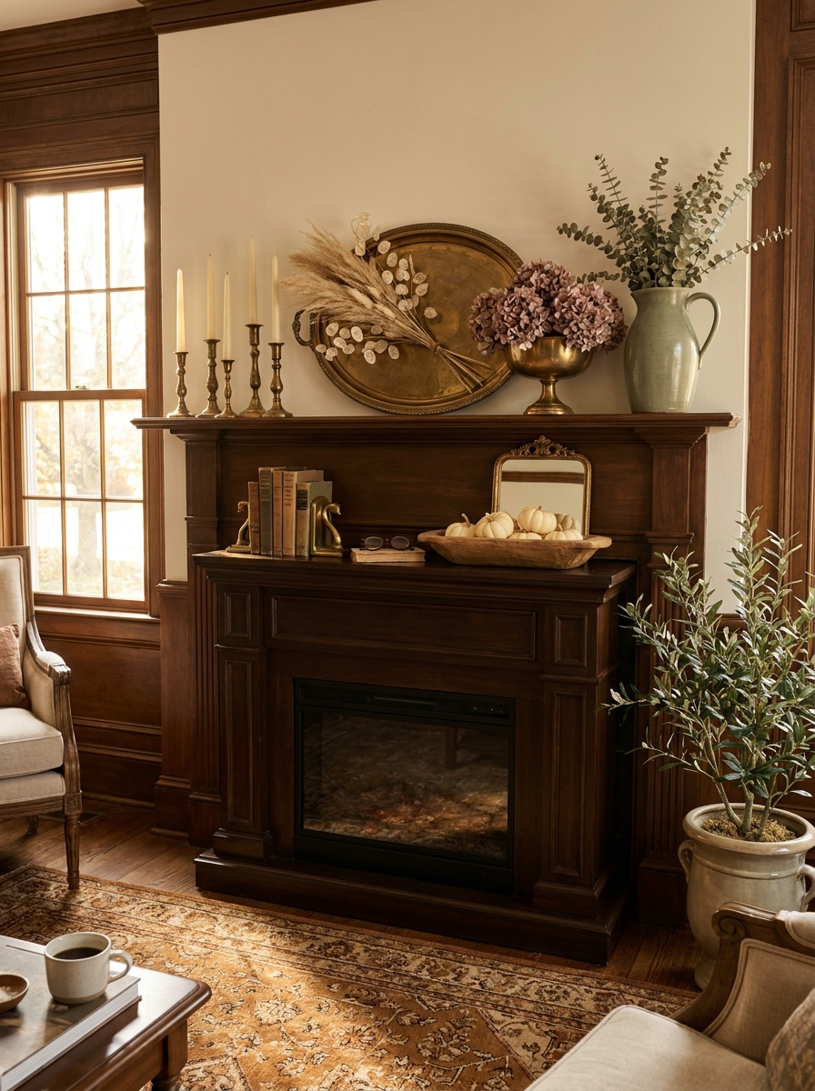 Vintage Brass and Dried Botanicals